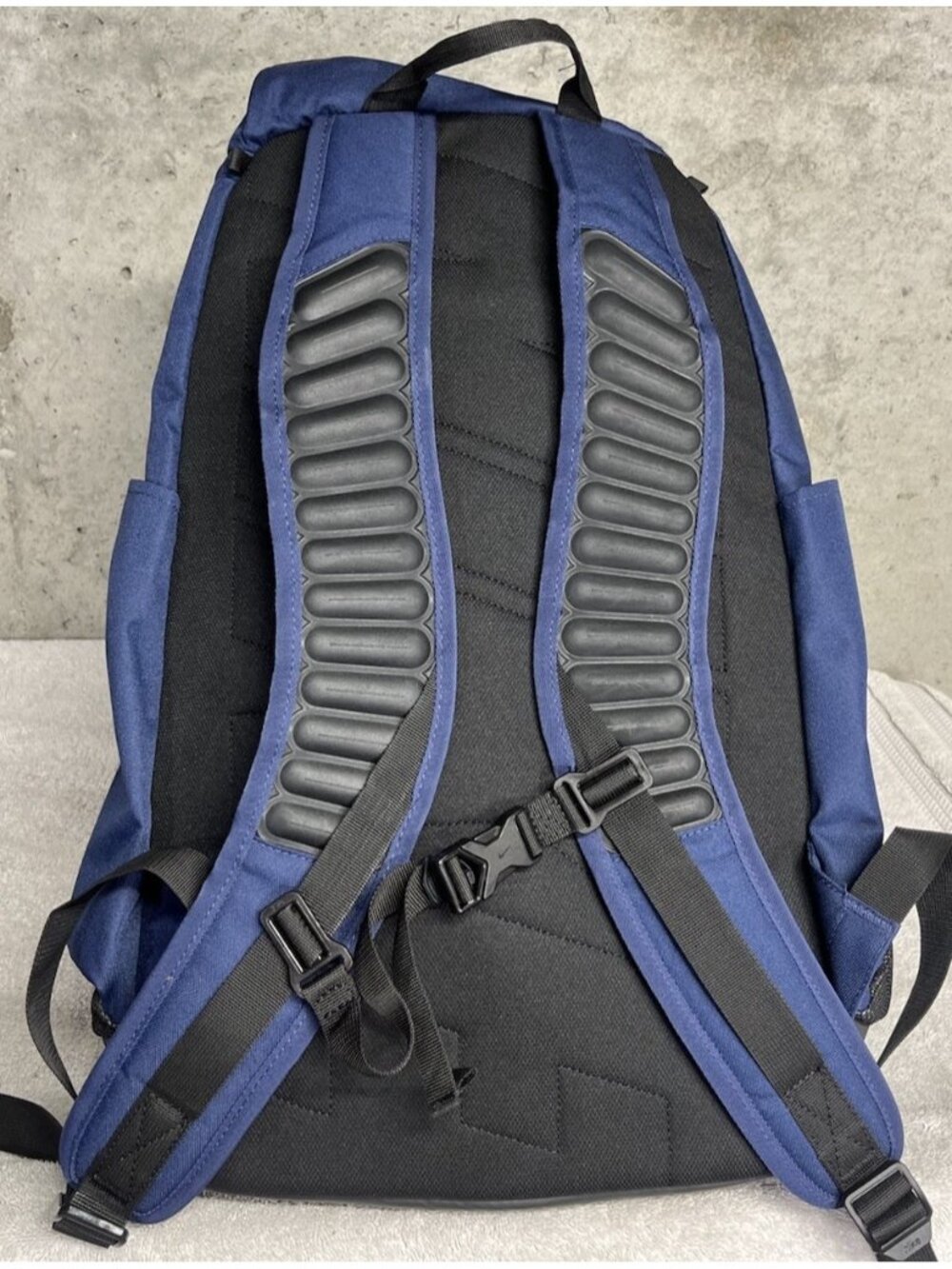 Nike Elite Quad Zip System 2.0 Navy Blue Basketball Hoops Backpack BA5259 410 - Picture 7 of 11